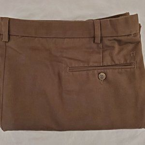 Haggar 100% Cotton W2W Khakis - Dark Brown 46x29